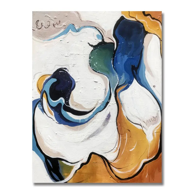 Crossing Rivers Abstract Painting
