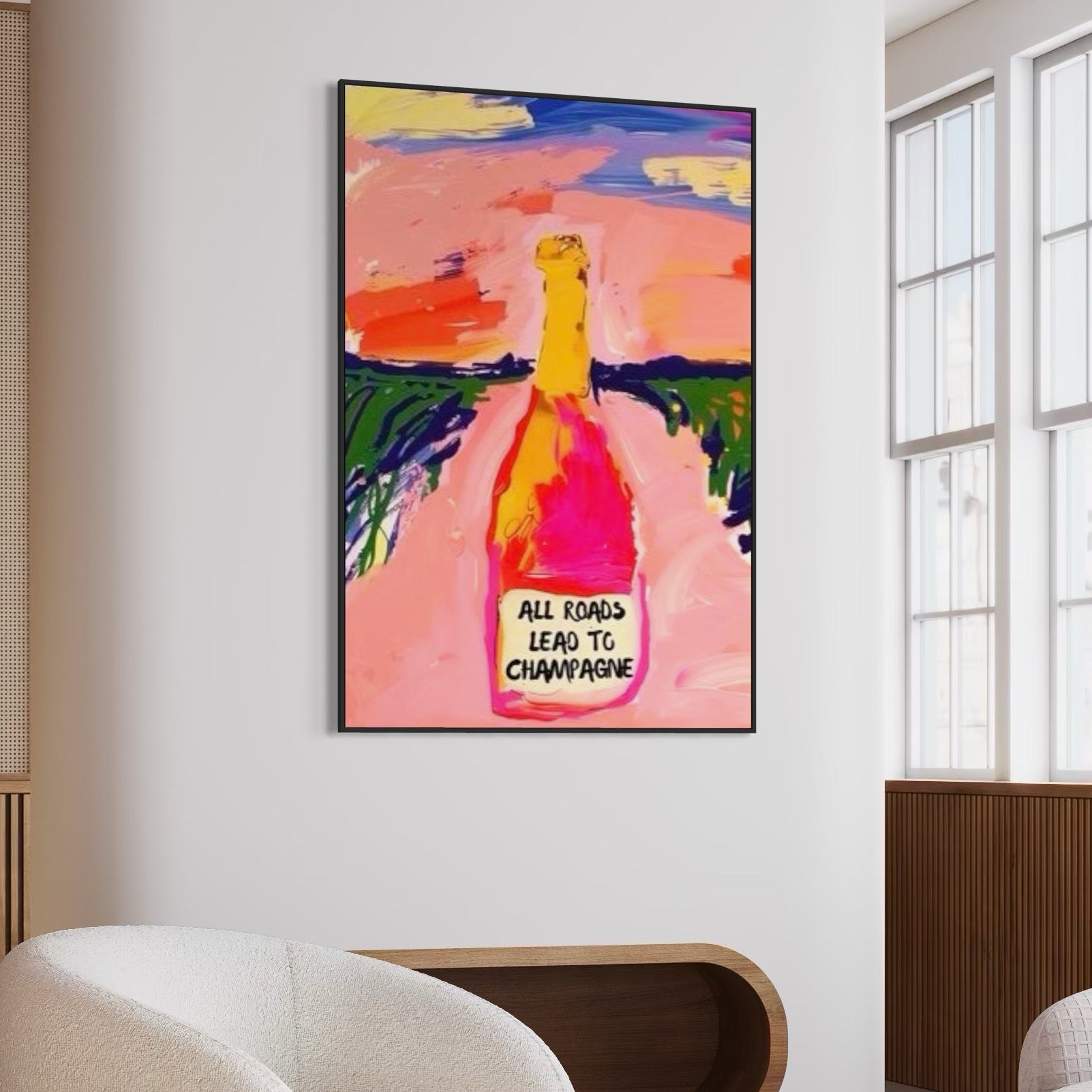 Balloon Girl Wall Art - Girl Graffiti Wall Art - Paints Lab