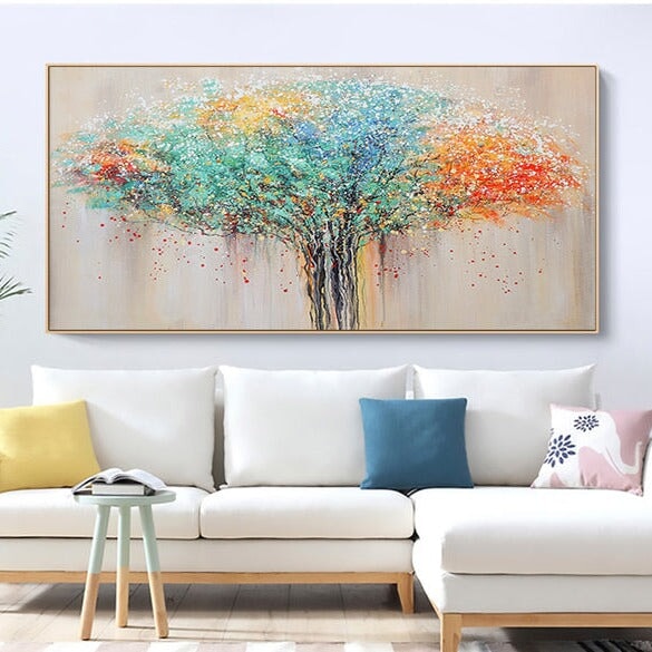 Colored Tree Abstract Art