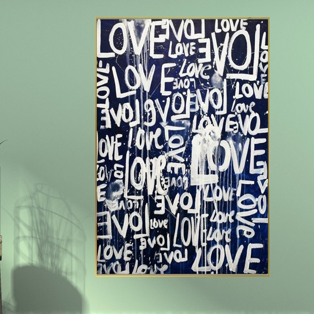 Graffiti Airbrush Love Print Door Mat main image 0