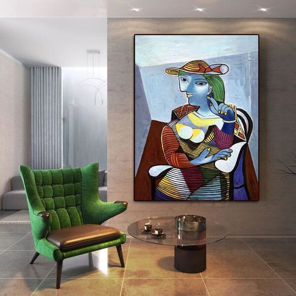 Beauty In A Hat Abstract Wall Art