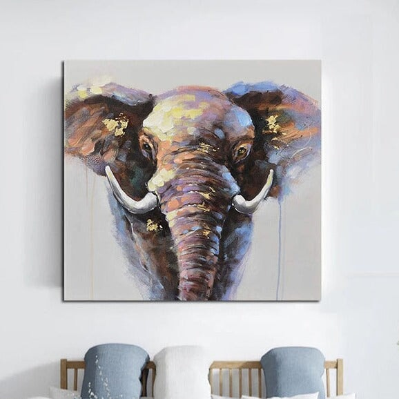 Elephant Abstract Wall Art. |Elephant Abstract Wall Art |  Abstract Wall Art | Paints Lab
