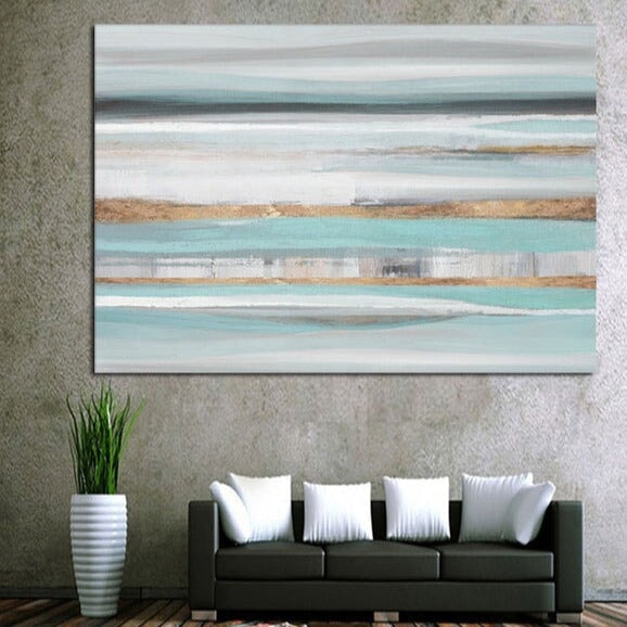 Sea Breeze Abstract Wall Art