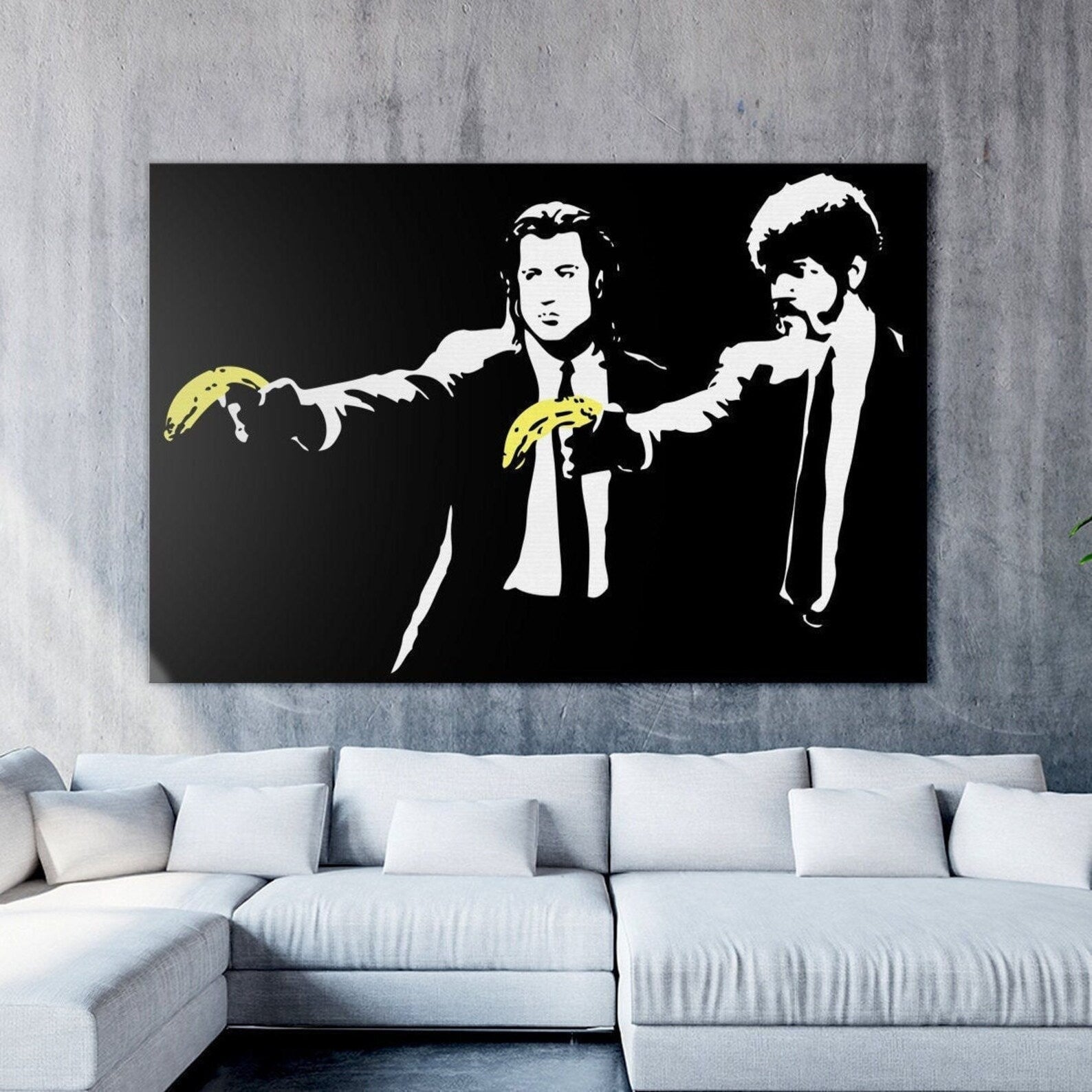 Pulp Fiction Canvas Wall Art - Canvas Wall Art For Living Room