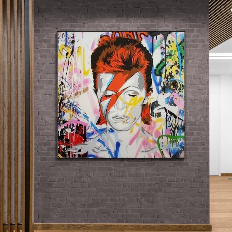 David Bowie. |David Bowie | David Abstract Art | Abstract Art | Paints Lab