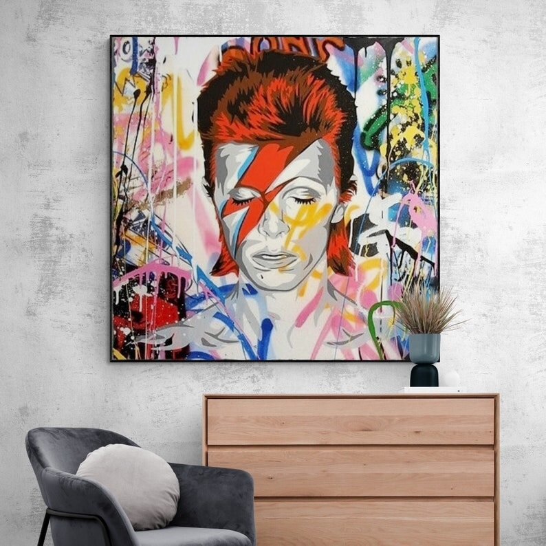 David Bowie | David Bowie | David Abstract Art | Abstract Art | Paints Lab